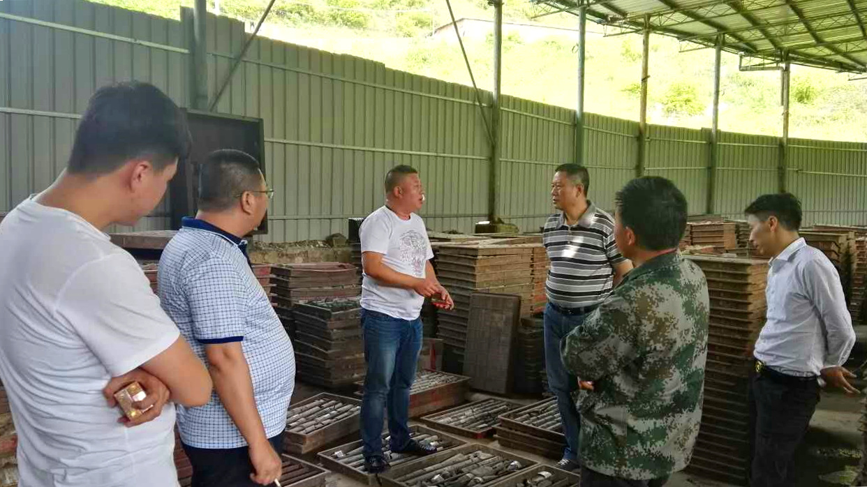 河南豫光采購代表團到貴州開元參觀考察